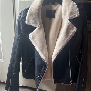Black and Cream Women's Jacket